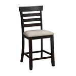 Ediva Counter Height Stool - Dark Walnut
