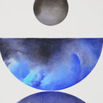 Yaz Wall Art - White/Blue