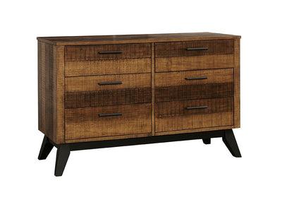 Elana 6 Drawer Dresser - Brown, Tan