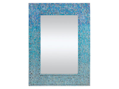 Reagan Mirror - Mosaic Blue
