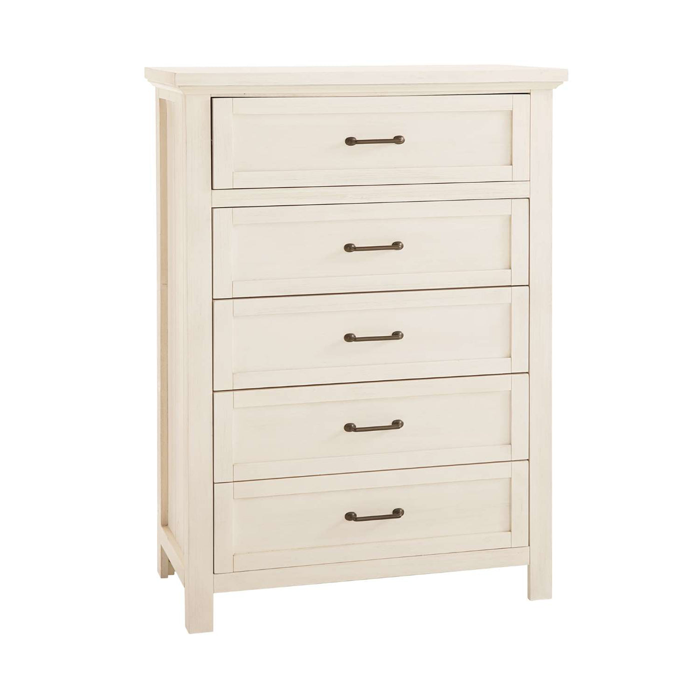 Westfield 5 Drawer Chest - Brushed White
