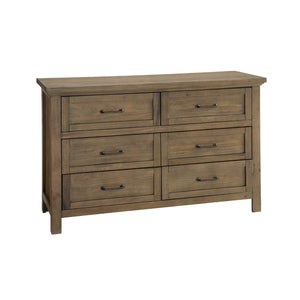 Westfield 6 Drawer Dresser - Harvest Brown