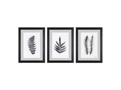 Benalla Wall Art - Set of 3 - Black