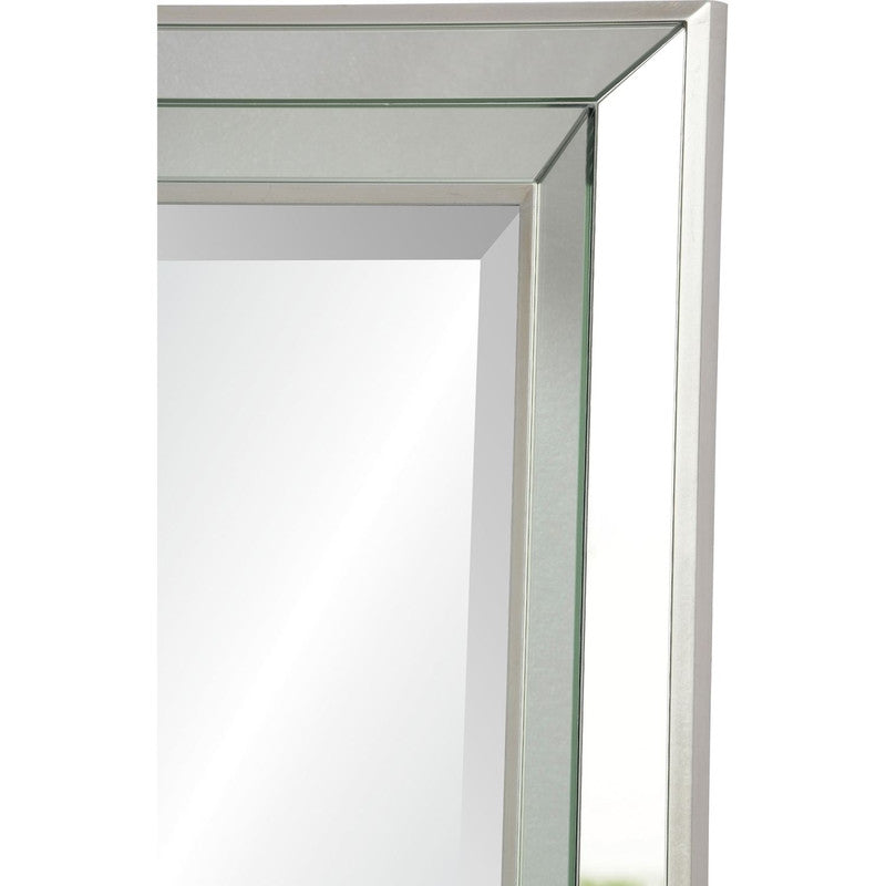 Duval Mirror - Silver Leaf