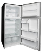 Danby 29.5" 18.1 Cu. Ft. Stainless Steel Top-Freezer Refrigerator - DFF180E2SSDB