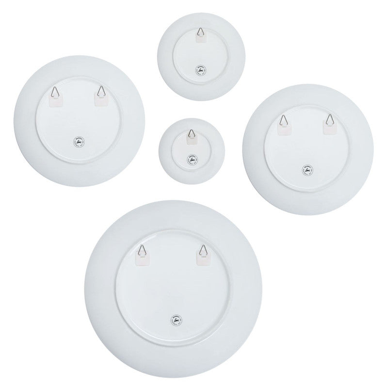 Valmer Wall Art - Set of 5 - White/Blue