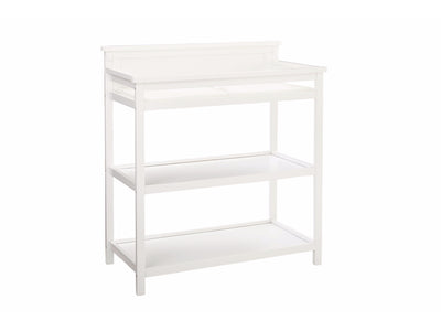 Emery Changer with Shelves and Pad - White
