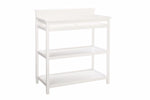 Emery Changer with Shelves and Pad - White