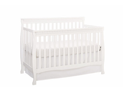 Emery Convertible Slat Crib - White