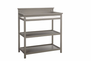 Emery Changer with Shelves and Pad - Grey