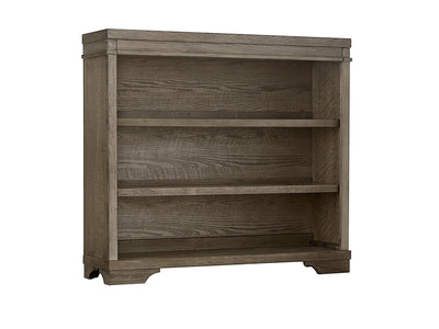 Foundry Hutch Bookcase - Brushed Pewter