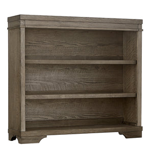 Foundry Hutch Bookcase - Brushed Pewter