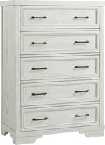Foundry 5-Drawer Chest - White Dove