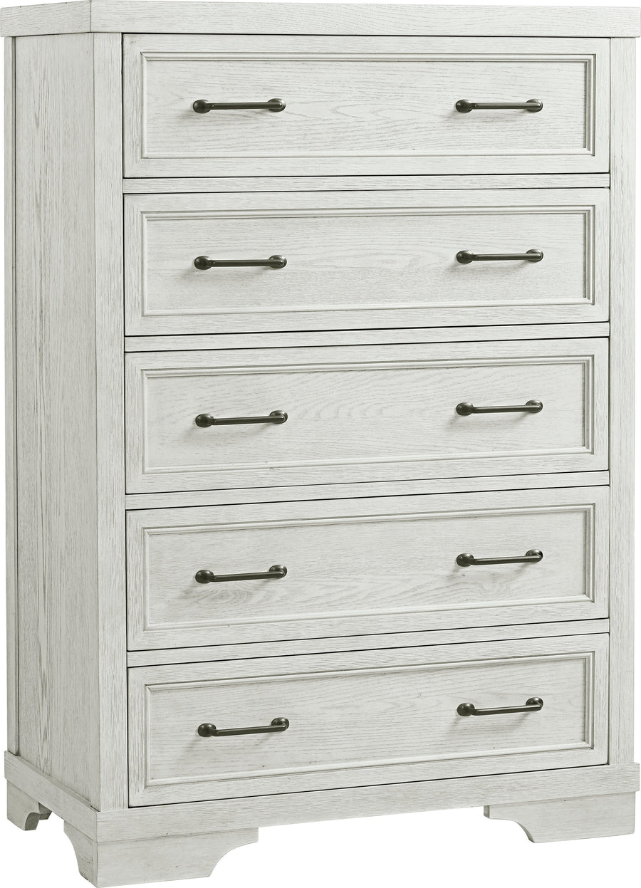 Foundry 5-Drawer Chest - White Dove