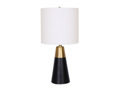 Jenna 24" Table Lamp - Black