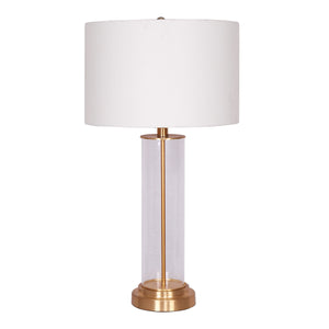 Tate 27" Table Lamp - Gold