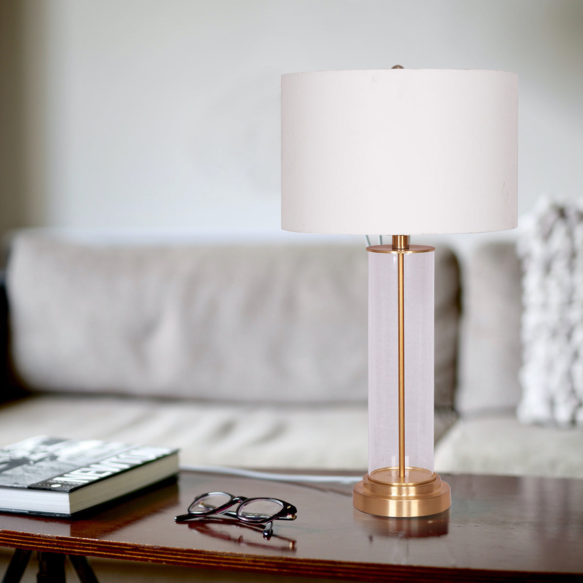 Tate 27" Table Lamp - Gold