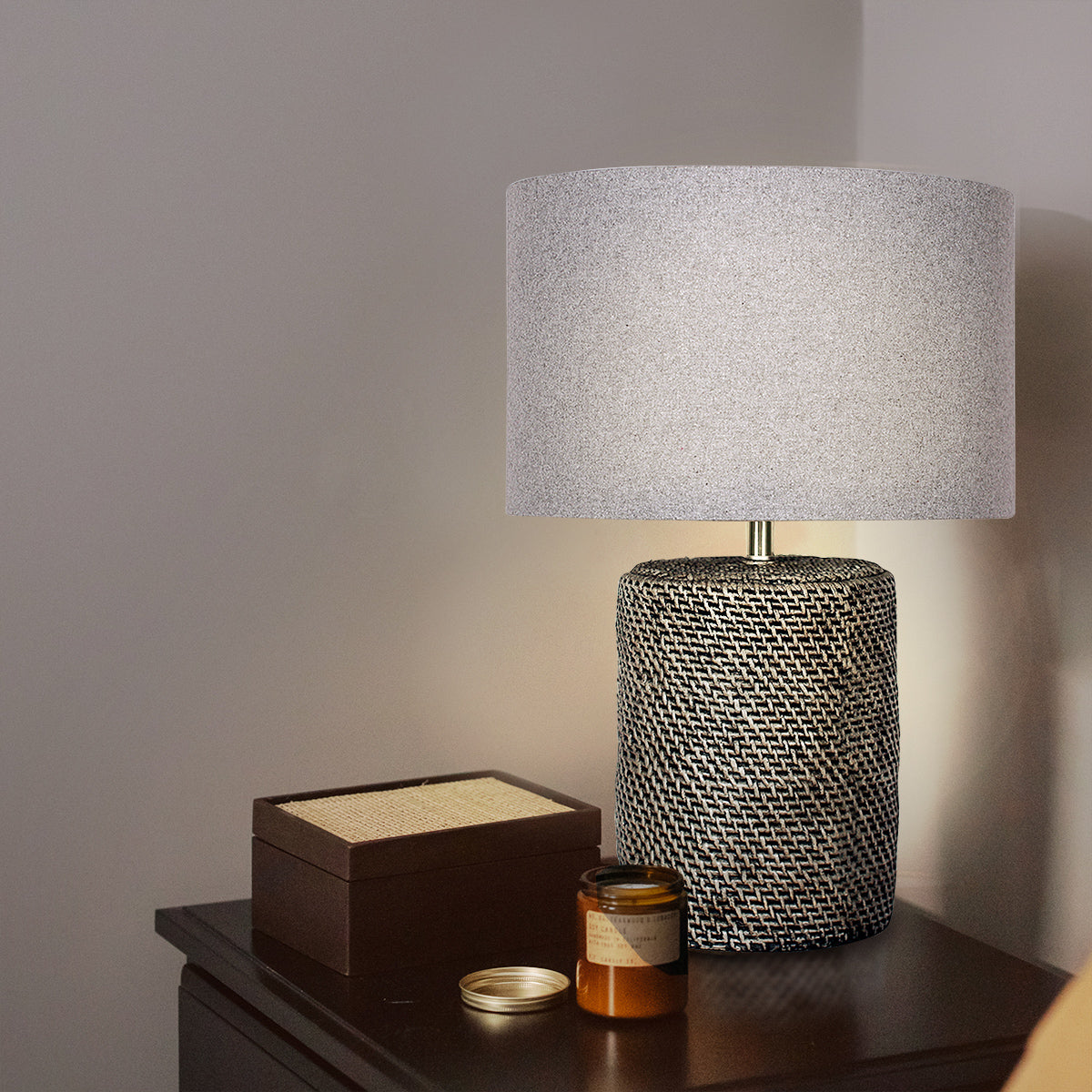 Stellan 25" Table Lamp - Grey