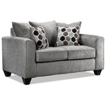 Elio Loveseat - Platinum