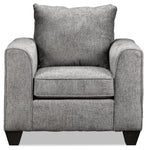 Elio Sofa and Chair Set - Platinum