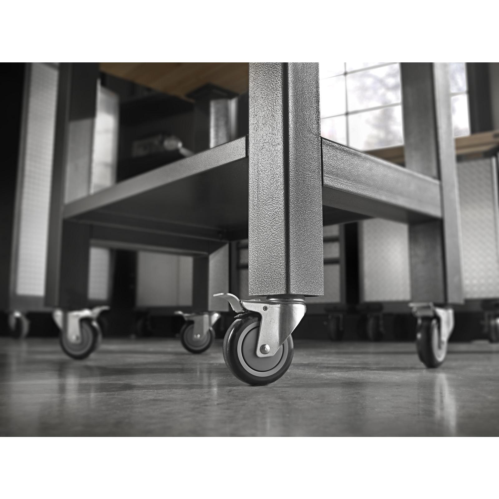 Gladiator Hammered Granite 3' Wide Mobile Workstation - GAMW36HWEG