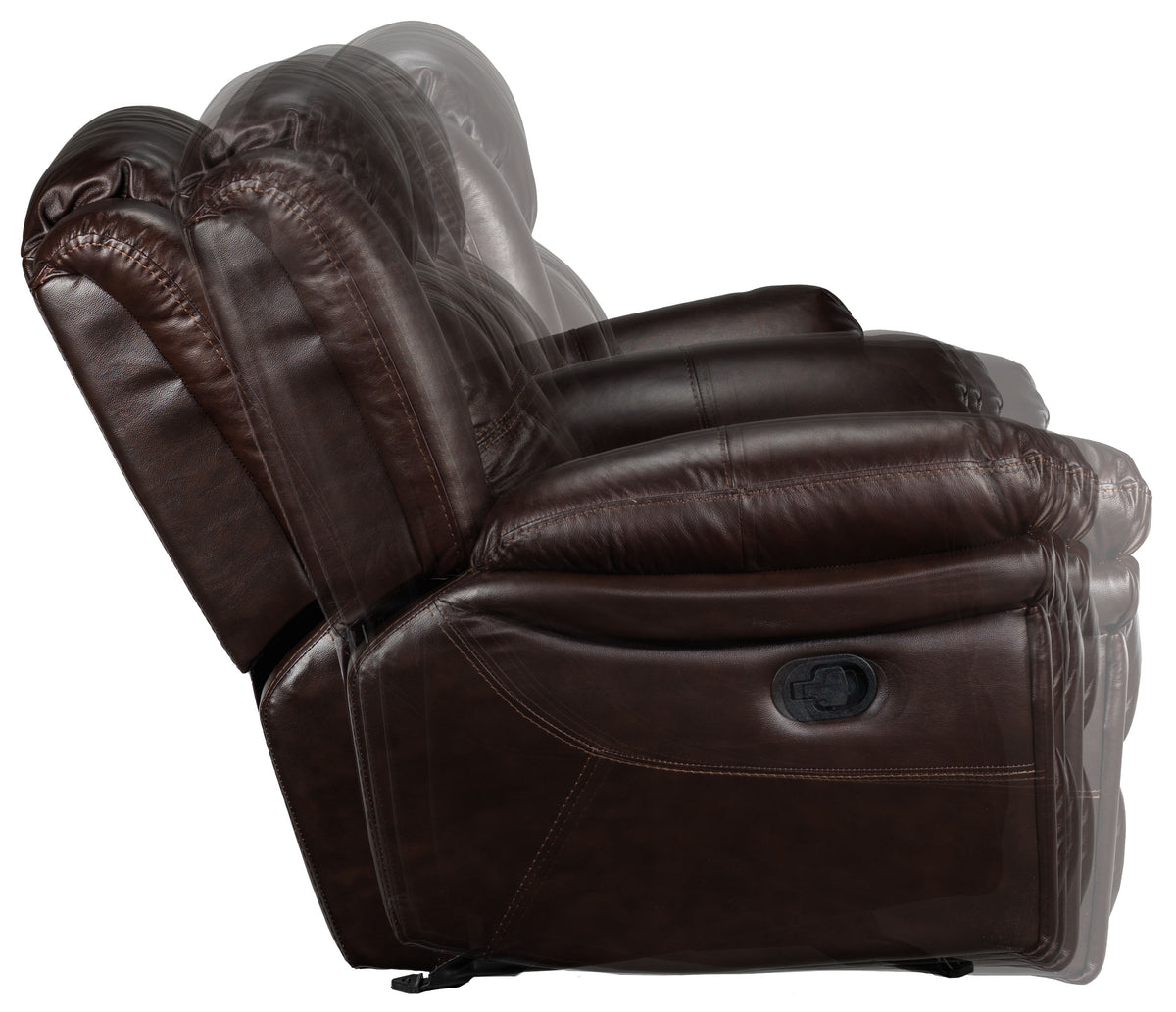 Cooper Leather Recliner Brown Leon's