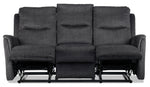 Grayson Reclining Sofa - Charcoal