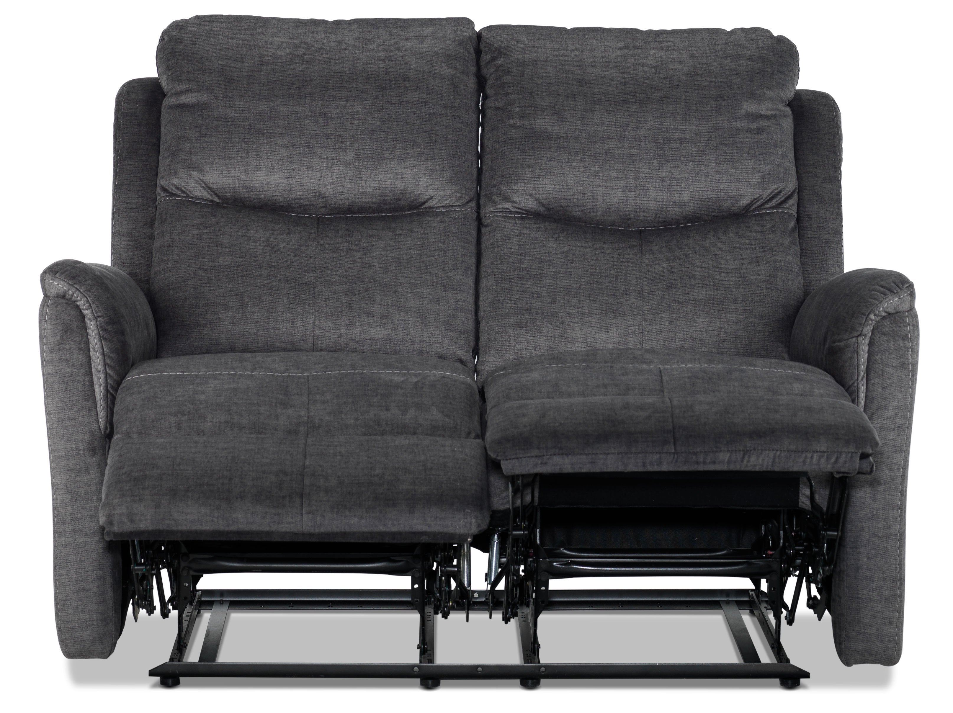 Grayson Reclining Loveseat - Charcoal