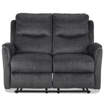 Grayson Reclining Loveseat - Charcoal