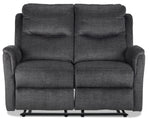 Grayson Reclining Loveseat - Charcoal