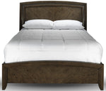 Aberdeen Sleigh Panel King Bed - Barista Oak