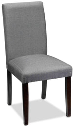 Toby 5-Piece Dinette Set - Espresso and Grey