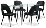 Oscar Side Chair - Matte Black