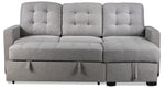 Dannery Pop-Up Sofa Bed - Light Grey