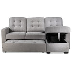 Dannery Pop-Up Sofa Bed - Light Grey