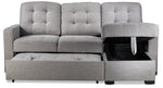 Dannery Pop-Up Sofa Bed - Light Grey