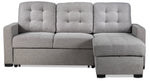 Dannery Pop-Up Sofa Bed - Light Grey