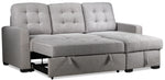 Dannery Pop-Up Sofa Bed - Light Grey
