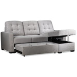 Dannery Pop-Up Sofa Bed - Light Grey