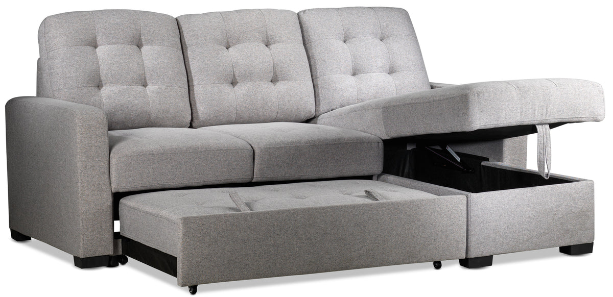 Dannery PopUp Sofa Bed Light Grey Leon's