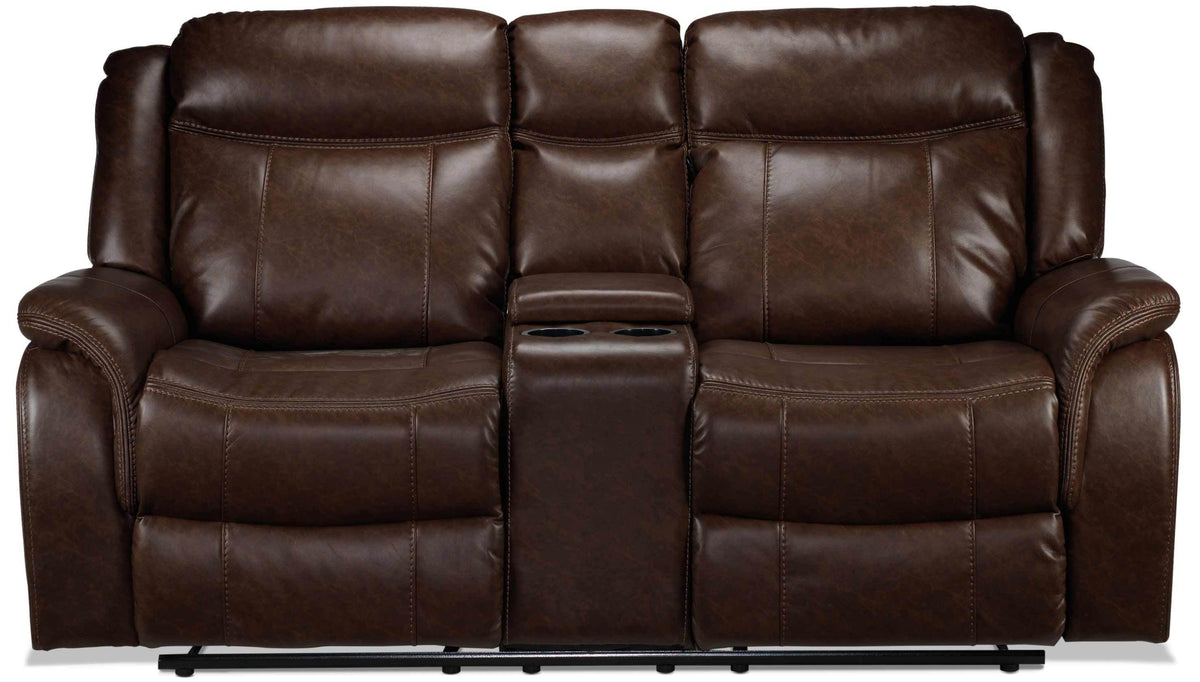 Scorpio Reclining Sofa, Reclining Loveseat and Glider Recliner Set