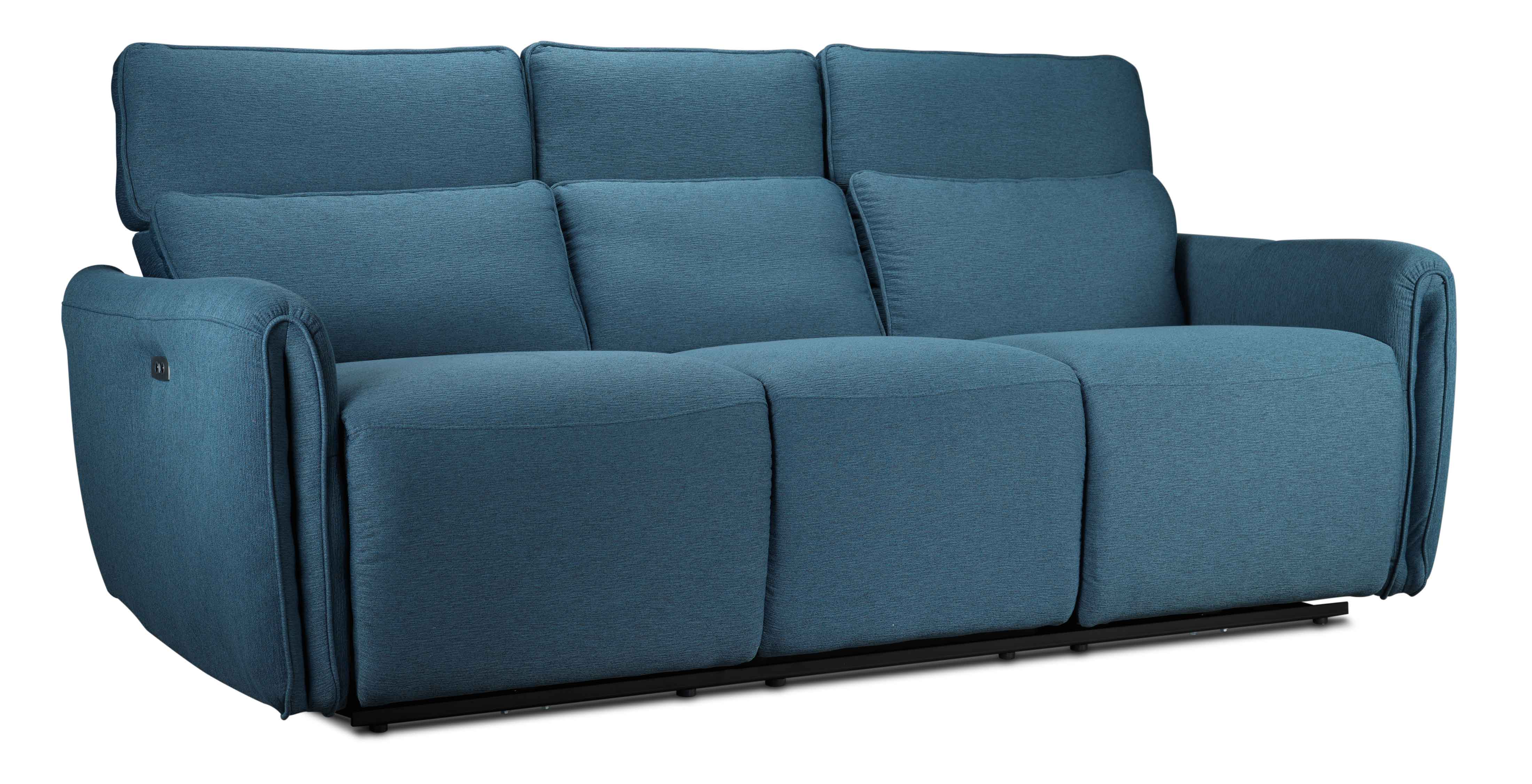 Larsen Power Reclining Sofa - Commodore Blue
