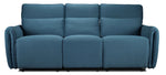 Larsen Power Reclining Sofa - Commodore Blue
