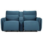 Larsen Power Reclining Loveseat - Commodore Blue