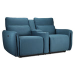 Larsen Power Reclining Loveseat - Commodore Blue