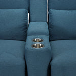 Larsen Power Reclining Loveseat - Commodore Blue