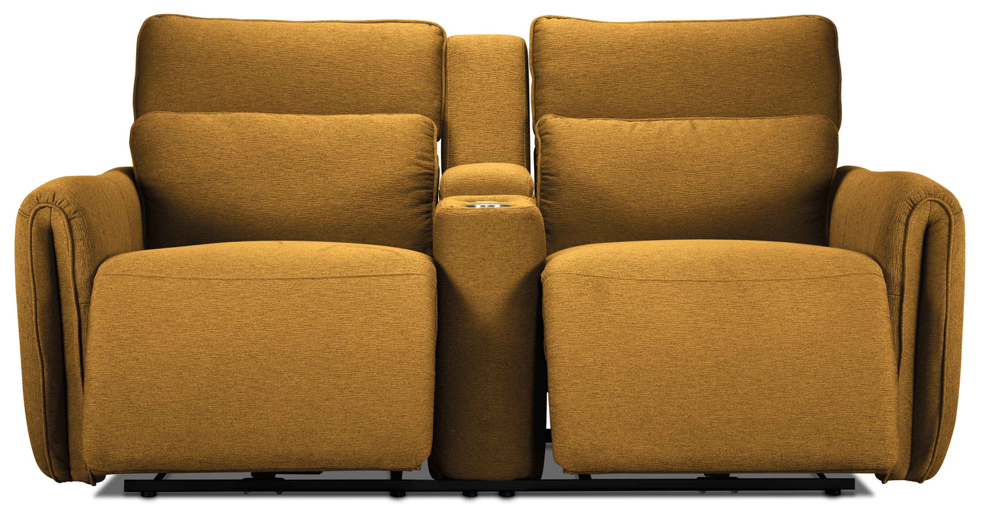 Larsen Power Reclining Loveseat - Curry