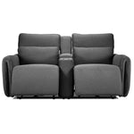 Larsen Power Reclining Loveseat - Platinum Grey