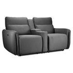 Larsen Power Reclining Loveseat - Platinum Grey