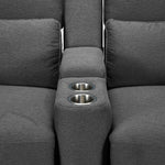 Larsen Power Reclining Loveseat - Platinum Grey